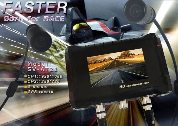 car dvr dual camera vehicle gps 2 cameras video recorder Ambarella 1080PJapanese mini auto recorder